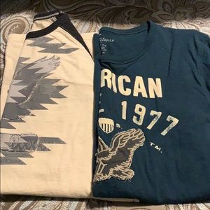 American eagle short sleeve shirts